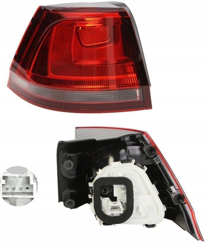 Lampa Tylna Valeo Lampa Tylna Lewa Volkswagen Golf Vii Kombi Variant