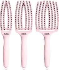 Zdjęcie Olivia Garden Finger Brush Pastel Pink Szczotka Do Rozczesywania Włosów Rozmiary S M L - Konstancin-Jeziorna