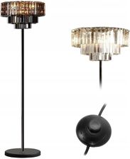 Zdjęcie Toolight Lampa Podłogowa Stojąca Krzyształowa Czarna Black (App9253F) - Sopot