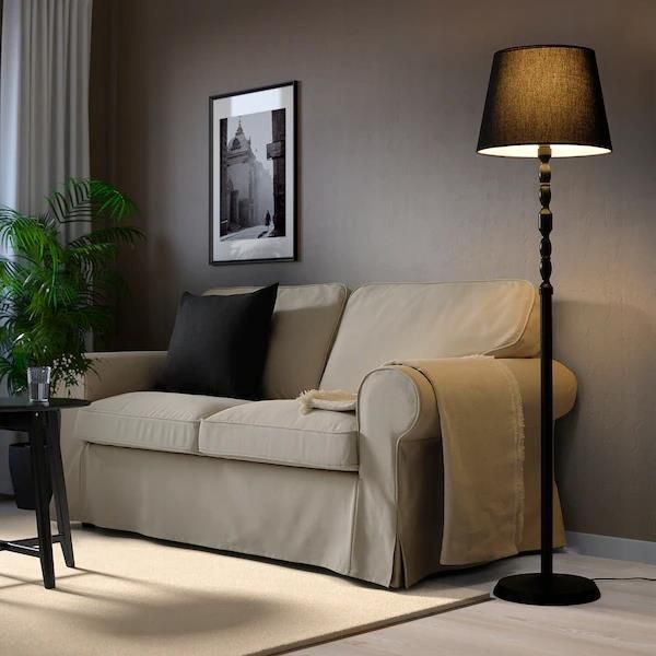 IKEA イケア　KINNAHULT ブラック Lampa Ikea Kinnahult Lampa Podłogowa Czarny Jesion 150Cm