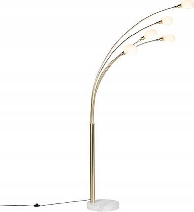 Qazqa Lampa Podłogowa W Stylu Art Deco Złota 5 Lamp (98293)