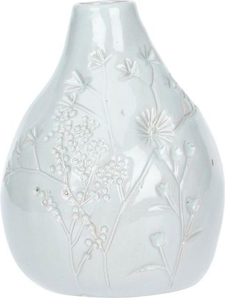 4Home Wazon Porcelanowy Z Dekorem Kwiatów Lena 10,5X14Cm 697999