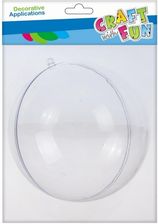 Zdjęcie Craft With Fun Ozdoba Dekoracyjna Plastikowa Bombka 463824 18Cm 1431878 - Drzewica