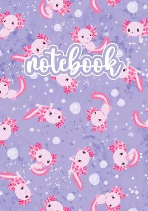Axolotl Notebook Rosa/Lila