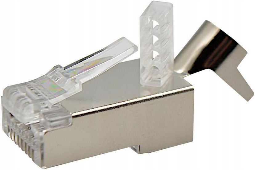 INNA WTYKI RJ45 PRZELOTOWY KAT 7 FTP PASS THROUGH 10SZT