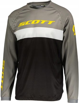 Scott Bluza Jersey 350 Swap Evo Black/Grey Czarny