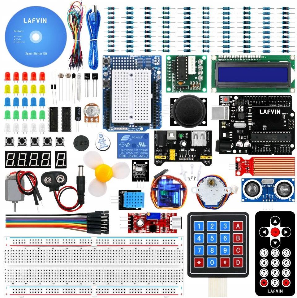 Mikrokontroler INNA INNA ZESTAW XXL ARDUINO UNO R3 STARTER KIT SILNIK ...