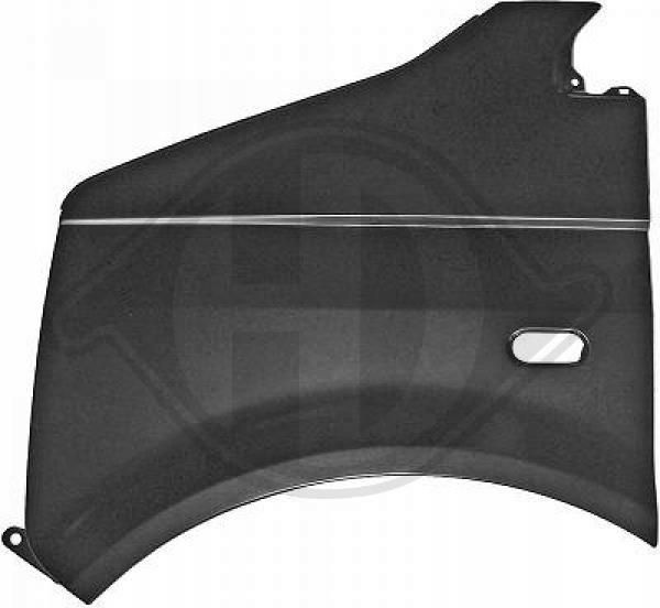Diederichs 2272007 Parafango Anteriore Sinistro Per VW Transporter V (con Foro Freccia)