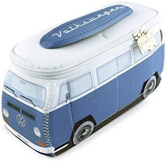 BRISA VW Collection Set Barbecue In Acciaio Inox 3 Pezzi – Forchettone, Pinze E Paletta, Manici In Bambù, Con Borsa Trasporto, Design T1 Bulli