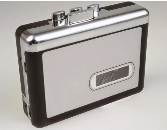 MAGINON WALKMAN KONWERTER KASET DO MP3 USB ODTWARZACZ KASETOWY ACC01 SREBRNY