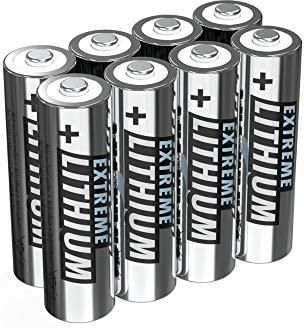 ANSMANN EXTREME LITHIUM BATTERIE AA MIGNON - UN PACCO DA 8-1,5V