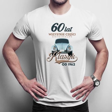 60 lat - Klasyk od 1962 - męska koszulka na prezent