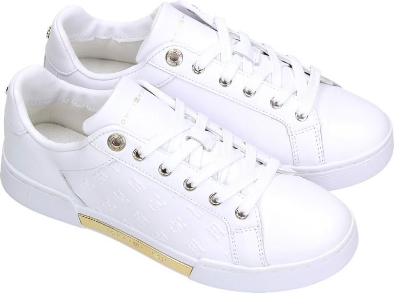 Tommy Hilfiger Półbuty FW0FW06735 41 Embossed Monogram Sneaker Ceny i