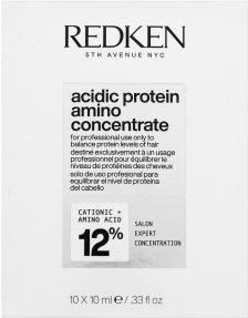 Redken Acidic Protein Amino Concentrate Skoncentrowana Pielęgnacja Regeneracyjna Do Włosów Bardzo Suchych I Zniszczonych 10 X 10 Ml 