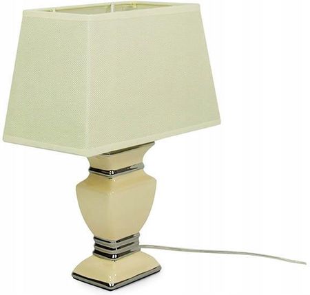 Anlux Ceramiczna Lampa Ecru Z Dodatkiem Srebra (444959)