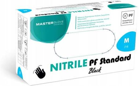 Rękawice nitrylowe Master Glove Black, 100szt. M