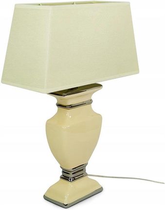 Anlux Ceramiczna Lampa Ecru Wysokość 52 Cm (4449670)