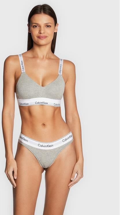 Calvin Klein Underwear Biustonosz bezfiszbinowy 000QF7059E Szary