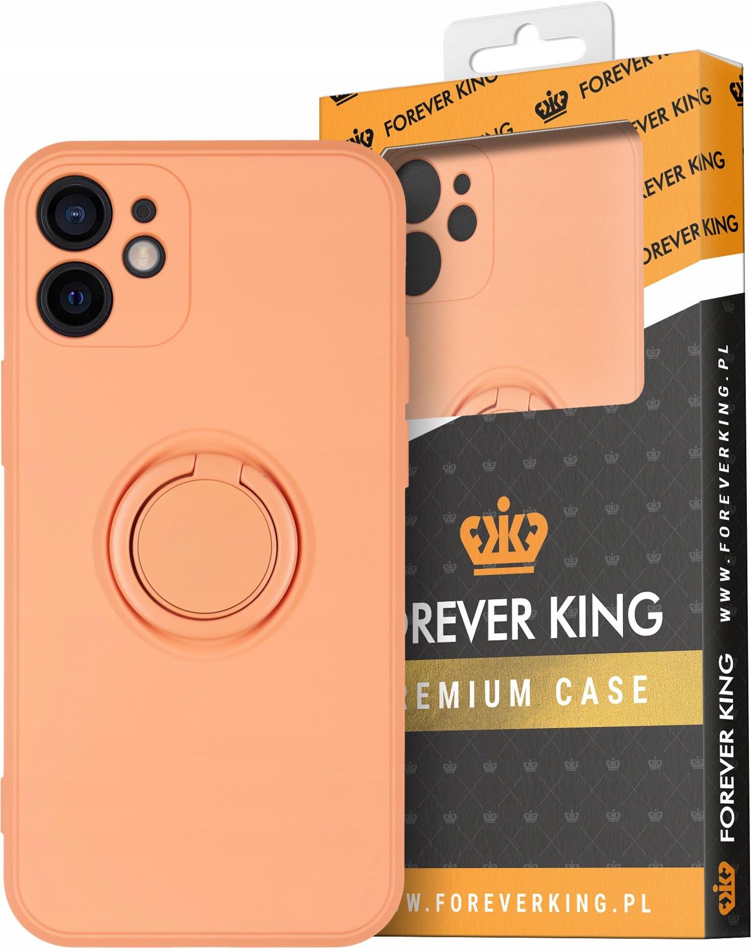 ForeverKing Etui Silicone Ring Iphone 12 Mini Etui na telefon, ceny i