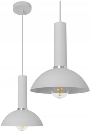 Toolight Lampa Wisząca Sufitowa White 20 Cm E27 Biała (Osw00230)