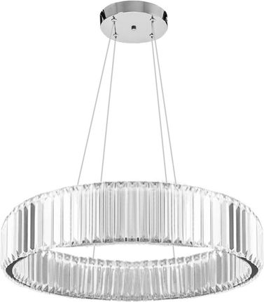 Toolight Lampa Kryształowa Sufitowa Chrom Led Glamour (App982Cp)