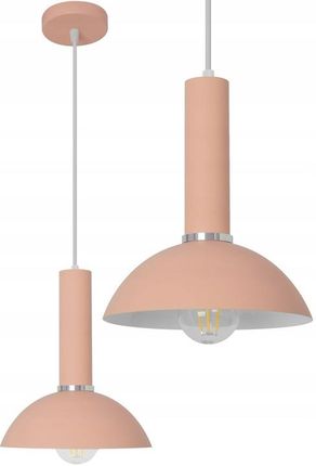 Toolight Lampa Wisząca Sufitowa Osti Różowa Metal Żyrandol (Osw00232)