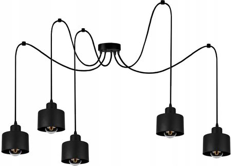 Glimex Lampa Wisząca Sufitowa Żyrandol Pająk Loft Edison (1705)