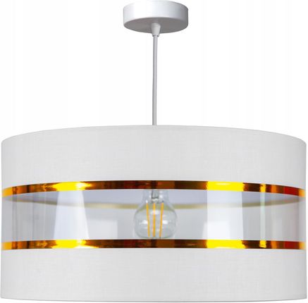 Glimex Lampa Wisząca Sufitowa Żyrandol Abażur Duży 40Cm (1701Luxzł)