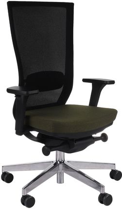 Ergonomiczny fotel biurowy Marti BS dla aktywnych użytkowników, siatkowe oparcie, regulowany profil lędźwiowy 
