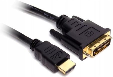 Kabel Przewód Dvi/Hdmi 1.4 Full Hd Gold 15M Jlm (C00535)