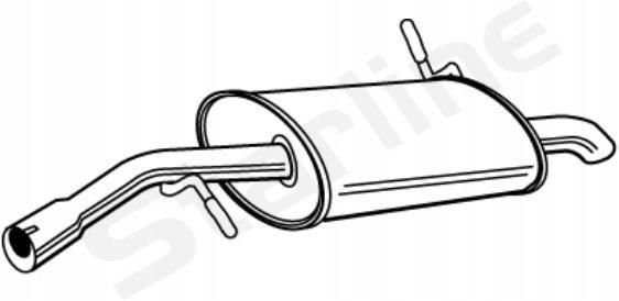 Tłumik Starline Tłumik Końcowy 1644400 - Opinie i ceny na Ceneo.pl