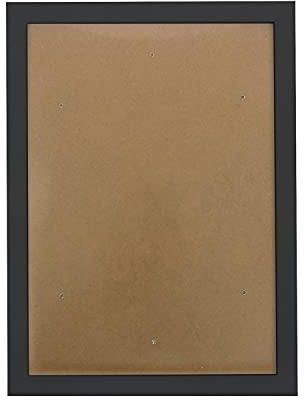 Pracht Creatives Hobby 6036-40291 Fotolijst zwart, ca. 33 x 44 cm groot, effen lijst met plexiglas en haakje voor wandmontage