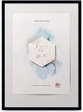 AFFA FRAMES , HEKLA, RAMKI MDF, ŁATWE W PIELĘGNACJI, PROSTOKĄTNE, Z FRONTEM ZE SZKŁA AKRYLOWEGO, CZARNE, A3, 29,7 X 42 CM