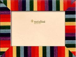 Natalini GAIA 30 Cornice Da Tavolo 10x15 Cm – Legno Intarsiato Made In Italy – Finitura Arcobaleno