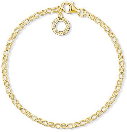 Bransoletka z zawieszką Thomas Sabo zielone kamienie srebro 925 X0284 475 6 L19
