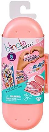 BLINGLE BANDS 25222 DIY BRANSOLETKA PRZYJAŹNI Z KLEJNOTEM, 5 OPASEK W PODRÓŻY, ZESTAW STARTOWY W 6 ELEMENTACH CDU-ARTS & CRAFT ACTIVITY DLA DZIECI OD