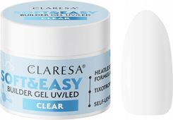 Zdjęcie CLARESA  ŻEL BUDUJĄCY CLEAR 90G SOFT&EASY 5903819815658 - Chęciny