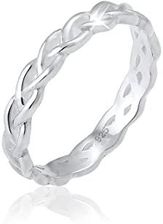 ELLI 0605781817 PIERŚCIONEK DAMSKI Z WĘZŁEM TWISTED SREBRO PRÓBY 925 E SREBRO, 56, COLORE: SREBRO, COD. 0605781817_56