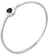 Elli Damski do łączenia minimalistyczny filigranowy z kryształami w srebrze 925 Sterling Silver Pierścionki 1 ct