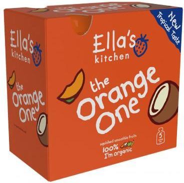Ella's Kitchen BIO ORANGE BIO Puree owocowe z mango, 5x90g