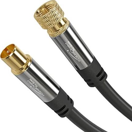 KABELDIREKT  – PRZEWÓD SAT/TV 7,5M (PRZEWÓD HDTV SAT/TV 75 OMÓW, ZŁĄCZE TYPU F – ZŁĄCZE KONCENTRYCZNE, PRZEWÓD KONCENTRYCZNY DO TV, HDTV, RADIA, DVB-T