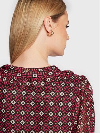 Liu Jo Sukienka codzienna WF2519 T4184 Różowy Regular Fit - zdjęcie 2
