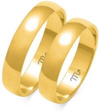 Gold Lux Złote Obrączki Ślubne próba 585 - Obrączki ślubne