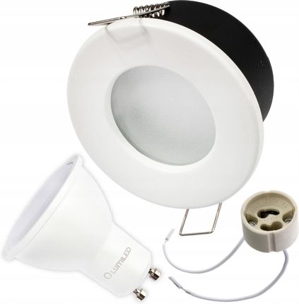 Lumiled Oświetlenie łazienkowe Zestaw Oprawa + Led GU10 8W (ZOPRAQ0025C)