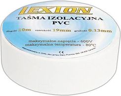 Zdjęcie Lamex Taśma Izolacyjna Lexton Biała 10M - Czempiń