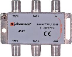 Johansson 4 Way Tap Odgałęźnik 4-Krotny 20 Db 4542