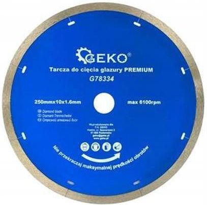 Geko Tarcza Do Cięcia Glazury 250Mmx10x1.6Mm