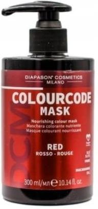Diapason colour code Maska koloryzująca do włosów czerwona 300ml