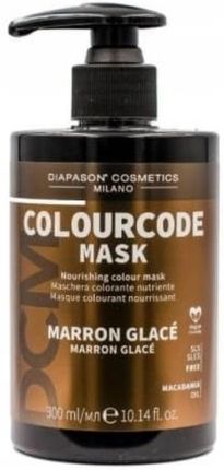 Diapason colour code Maska koloryzująca do włosów kasztanowa 300ml
