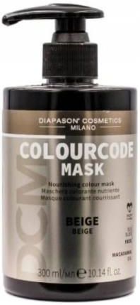 Diapason colour code Maska koloryzująca do włosów beżowa 300ml